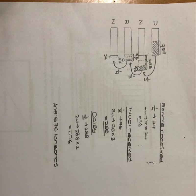 Daisy gave 1/2 of her lanzones to Nuel. Nuel gave 1/3 of the lanzones he received-example-1