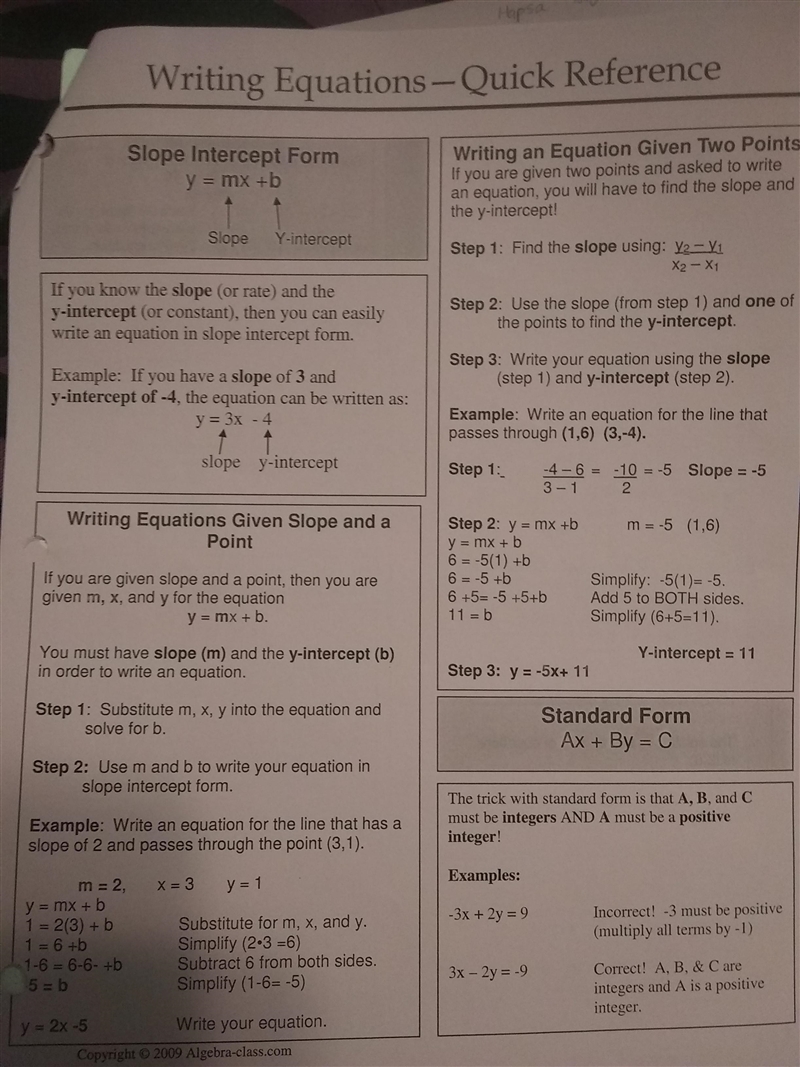 Slope intercept form Need it ASAP-example-1