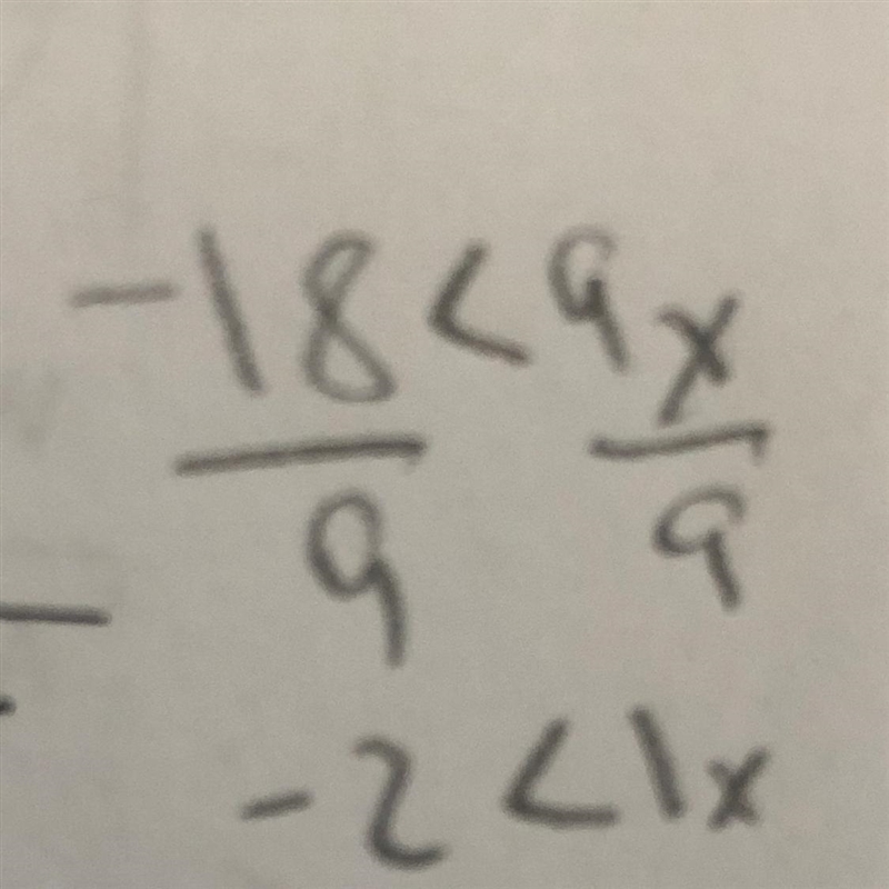 How to simplify-18<9x-example-1