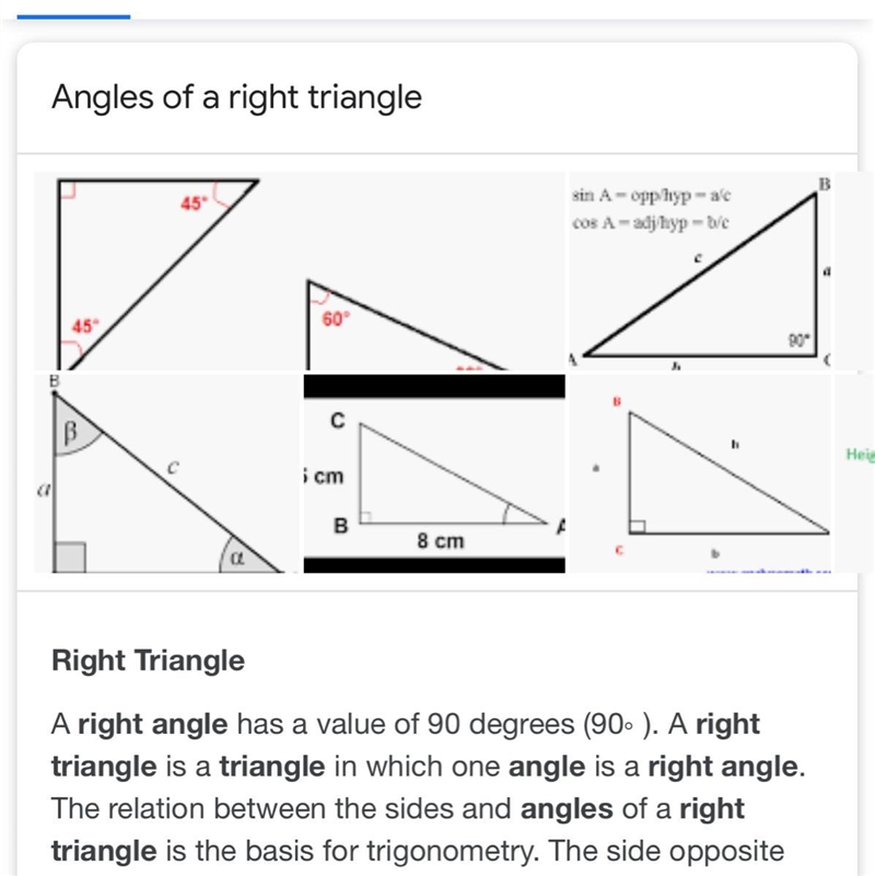 What is the angle of a right triangle​-example-1