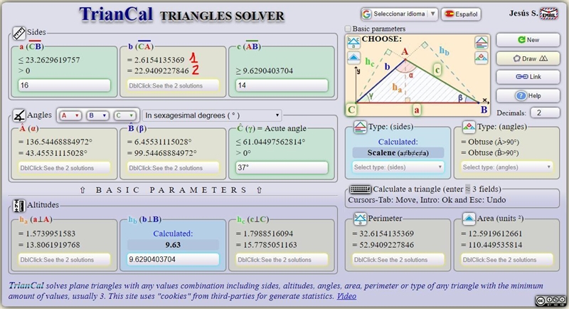 State whether the given measurements determine zero, one, or two triangles. C = 37°, a-example-1