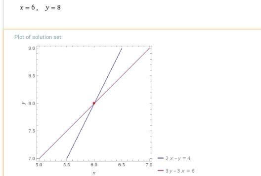 2x-y=4 3y-3x=6 How do I graph this-example-1