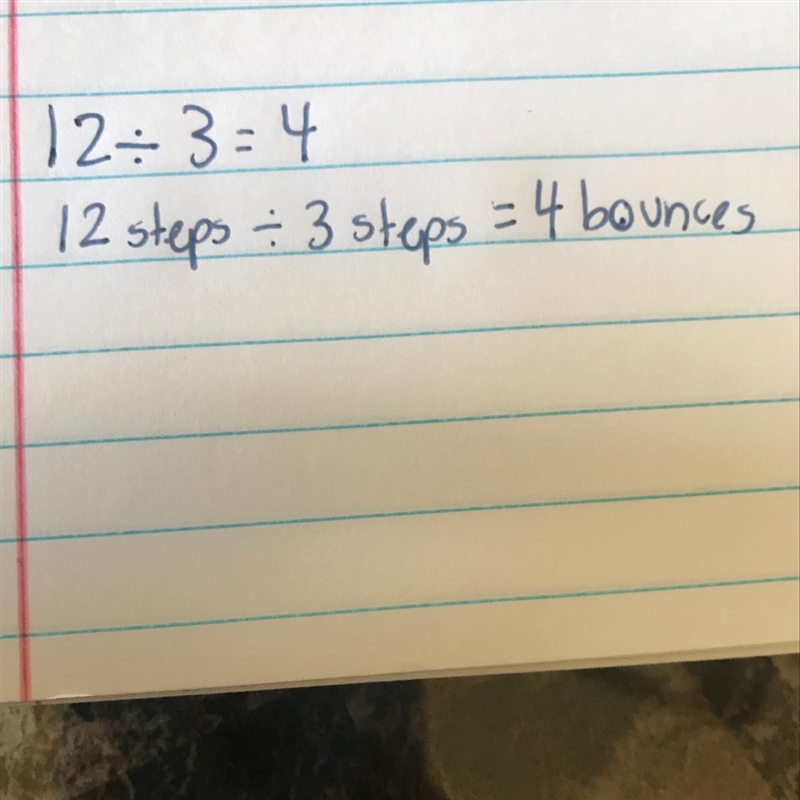 19. A basketball player bounces the ball one time for every three steps. How many-example-1