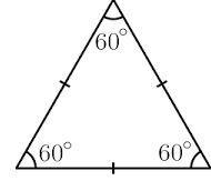 if a triangle is an equilateral triangle then the triangle has exactly three 60 angles-example-1