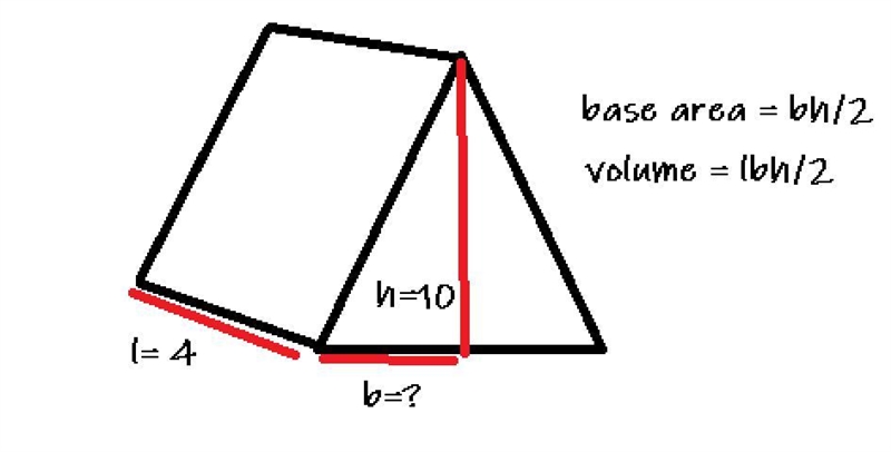 A gift box in the shape of a triangular prism has a volume of 140 cubic inches, a-example-1