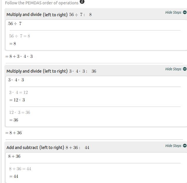 What is 56 ÷ 7 + 3y3 when y = 4?-example-1