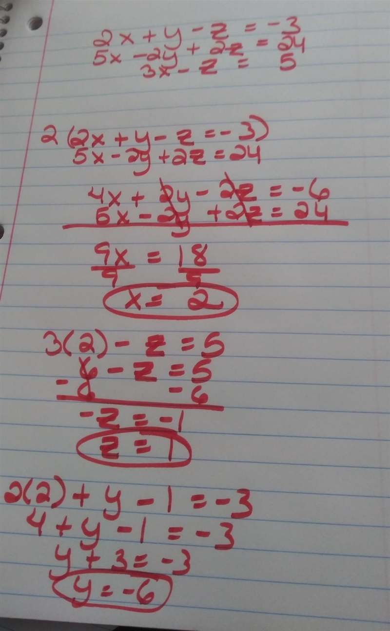 What is the solution to the system of equations?-example-1