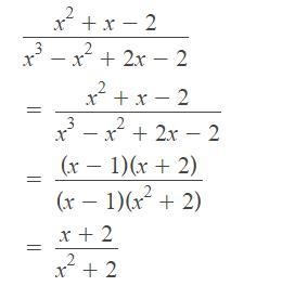 Simplify the expression given below x^2+x-2/x^3-x^2+2x-2-example-1