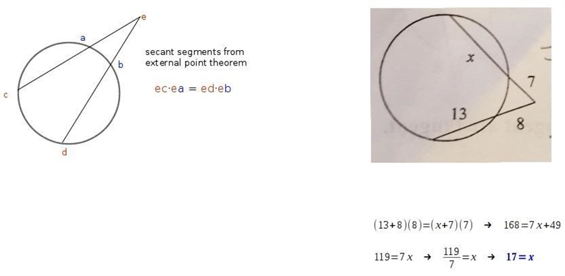 How to do?? find for x 10 points-example-1