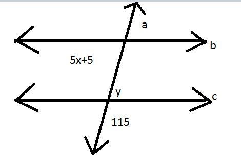 Two parallel lines are crossed by a transversal.what is the value of x ?-example-1