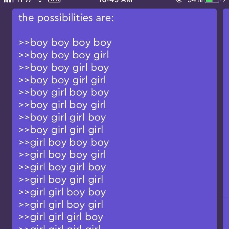 in a family of 4 children, what is the probability of having all girls, given that-example-1