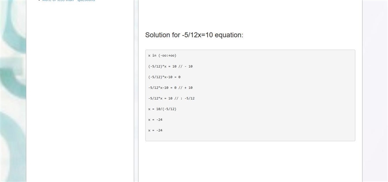 Is 1/5 (12x - 10) equal to 12/5x - 2-example-1