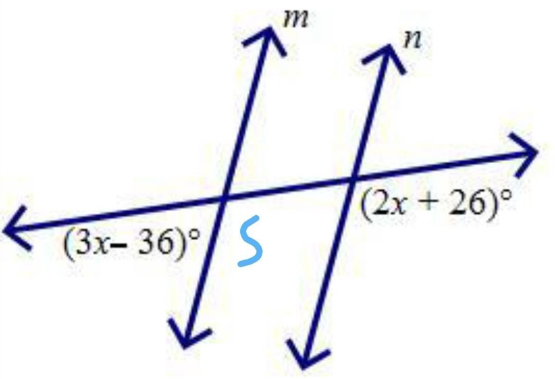 Find the value of x A. 38 B. 62 C. 102 D. 150-example-1