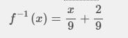 Which equation is the inverse of y= 9x^2-example-1