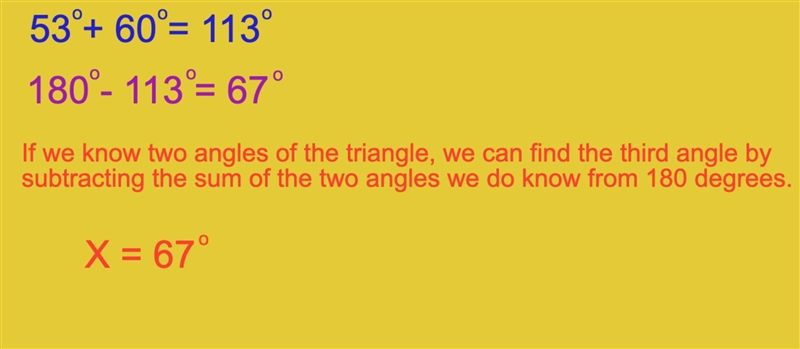 Find the value of x in the triangle.-example-1