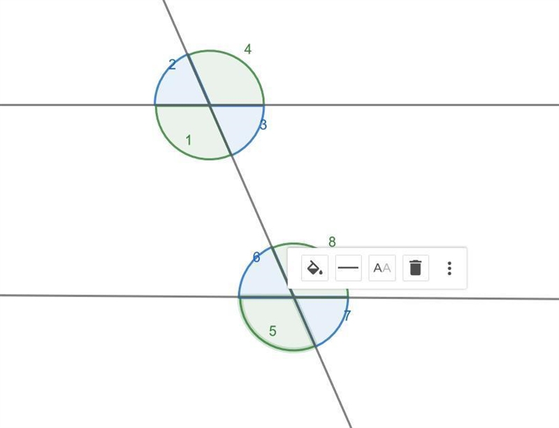 The mAngle6 = (11x + 8)° and mAngle7 = (12x – 4)° Parallel lines x and y are cut by-example-1