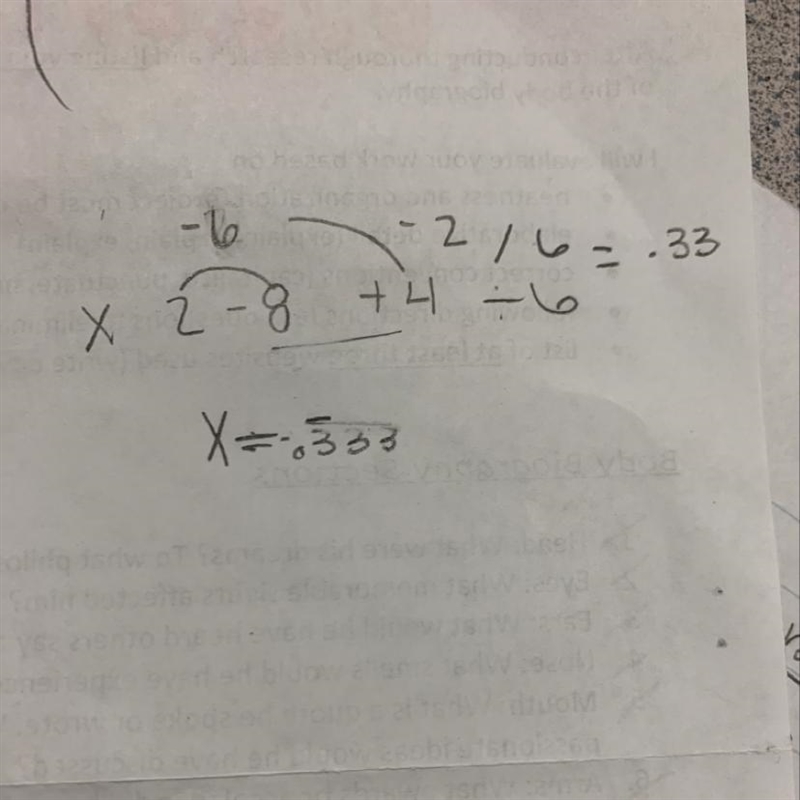 Cuanto es x2-8+4÷6=0​-example-1