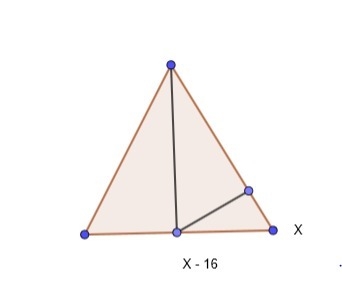 In an isosceles triangle, the angle between the altitude drawn to the base of the-example-1