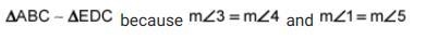 The figure shows two parallel lines AB and DE cut by the transversals AE and BD: AB-example-1