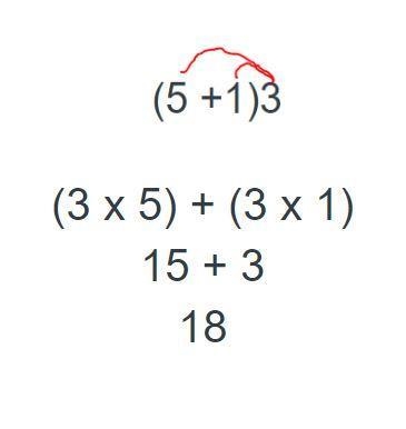 Use the Distributive Property to write each expression as an equivalent expression-example-1