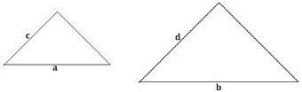 HELP ASAP: A small triangle with one side length of a units is similar to a larger-example-1