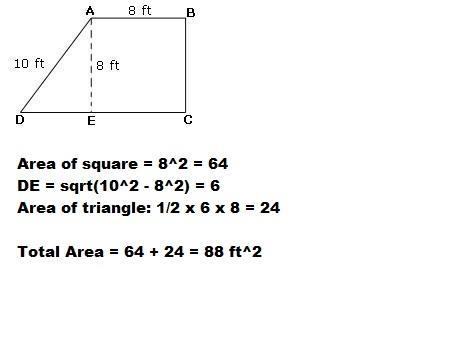 HELP PLEASE HURRY!!!!!!!!! Find the area of each figure to the nearest tenth.-example-1