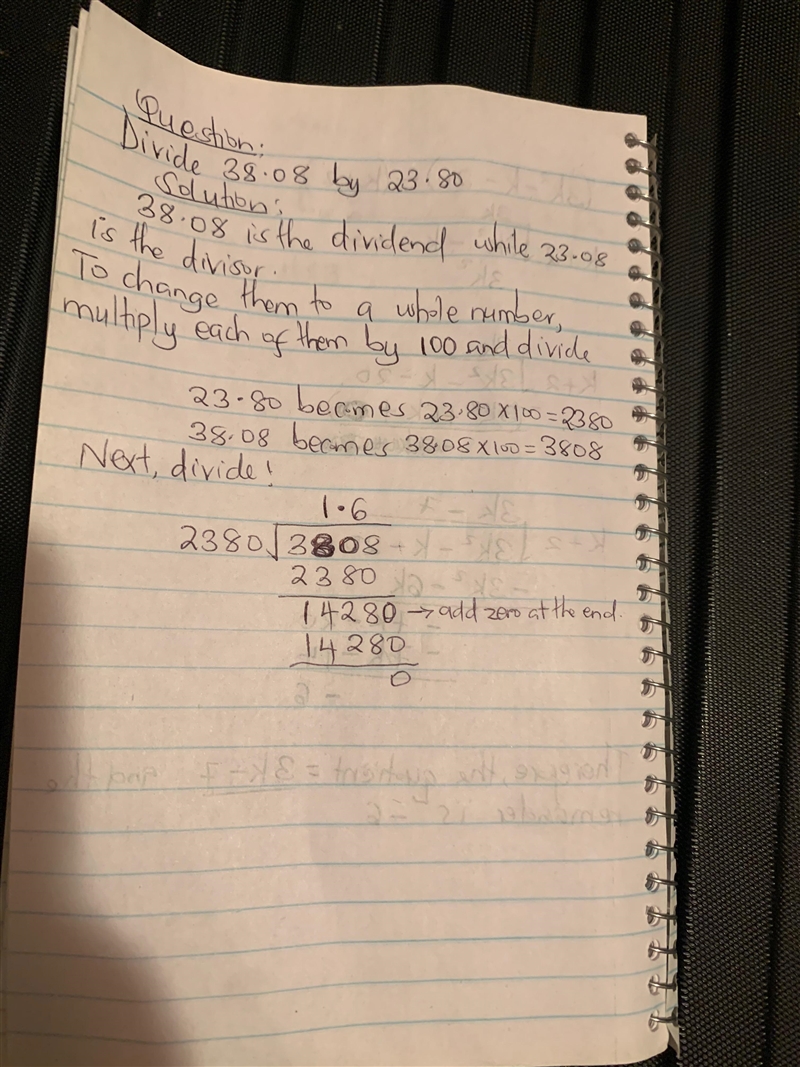 Susan divided 38.08 by 23.80. Question 1 Part A Write an expression with a whole number-example-1