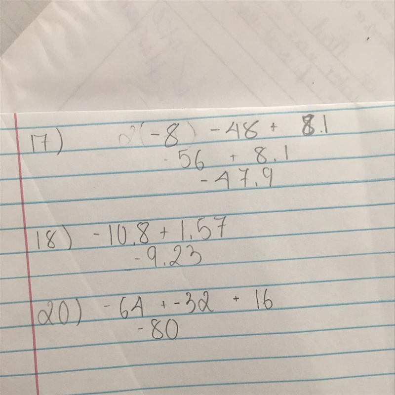 Questões matemáticas 4) 3a- 4b ( 4 - 7a + 2b ) + b 6) 3mn ( m² + n² - m + 4n - 5 ) 8) ( x-example-1