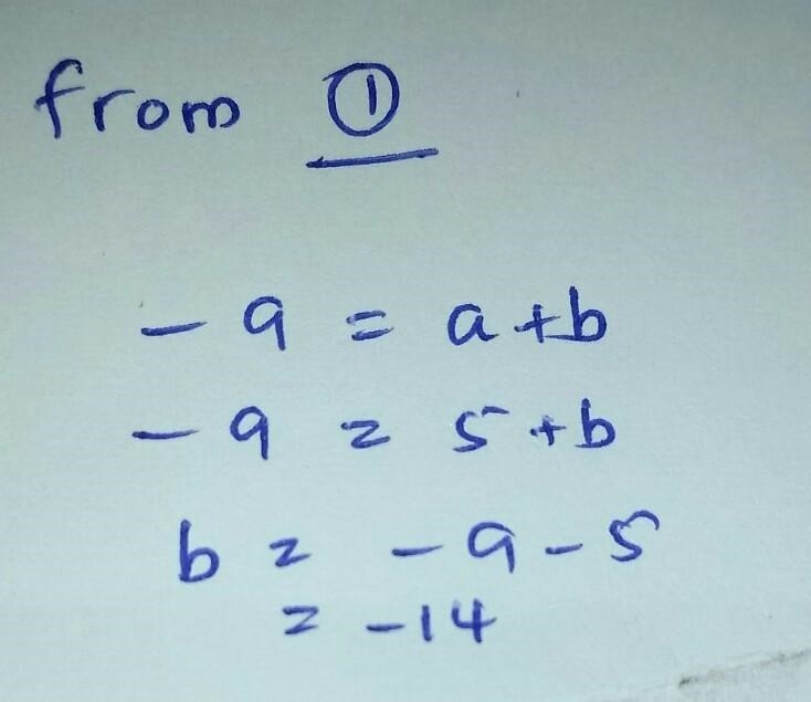 When 2x^3-4x^2-5x-2 is divided by (x-1)(x+2), the remainder is (ax+b). This result-example-3