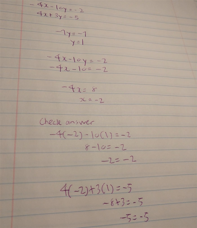 -4x-10y=-2 4x+ 3y=-5-example-1