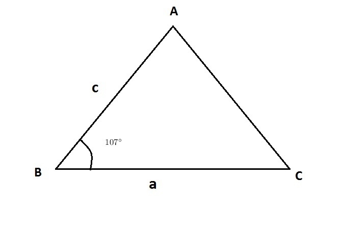 Find the area of the triangle with the given measurements. Round the solution to the-example-1