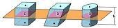 Based on the graphic, which three dimensional figure has the greatest volume?-example-1