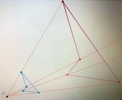 How do you find the center of dilation and scale factor in geometry?-example-1