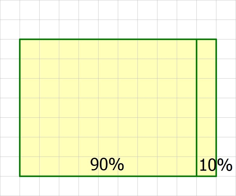 Janelle earned 90% on a test and got 63 points. How many total points were possible-example-1