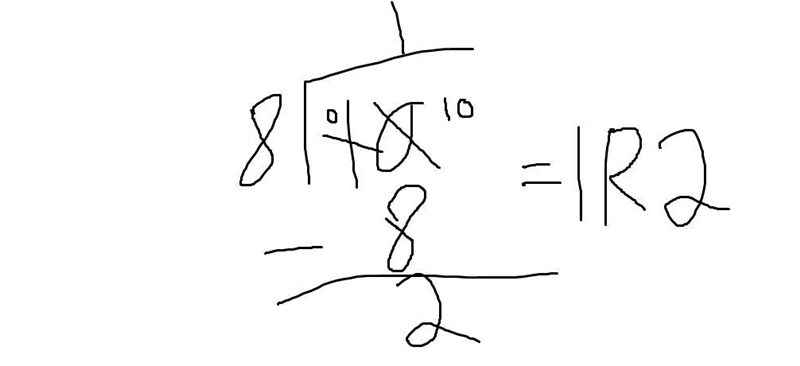 How do you do 10 divide 8 w/ long division?-example-1