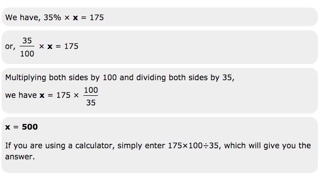 If 35% =175 what's the total.​-example-1