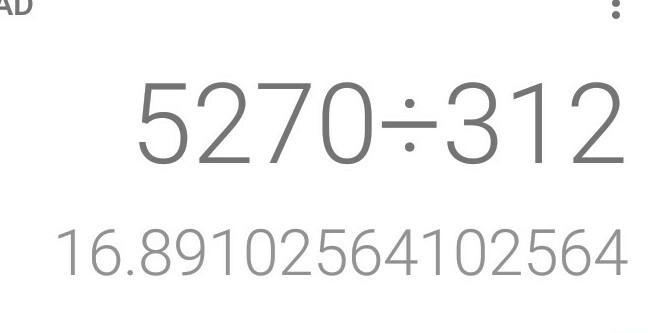 5270÷312 with remainder​-example-1