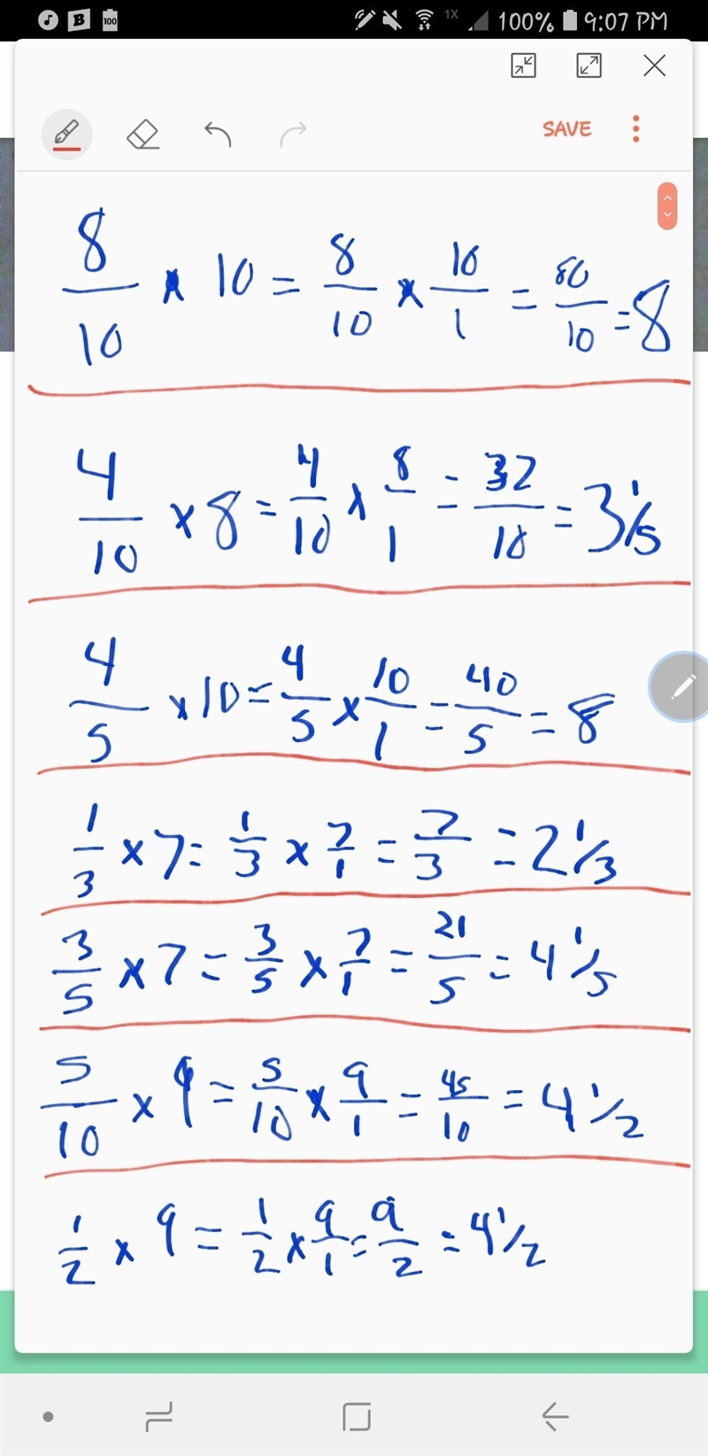 Help me with this multiplying fractions and whole numbers (mixed numbers) Show work-example-1