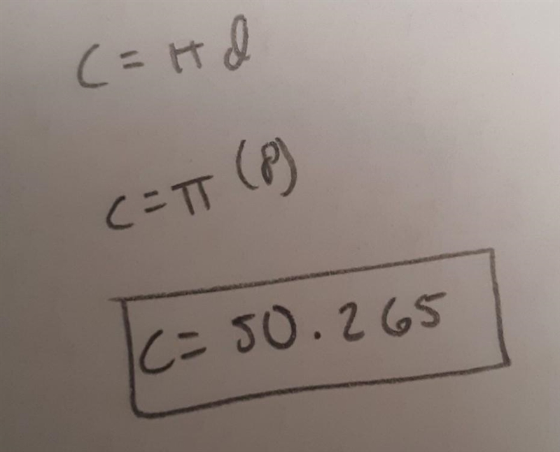 Find the circumference of a circle whose diameter is 8 cm.-example-1