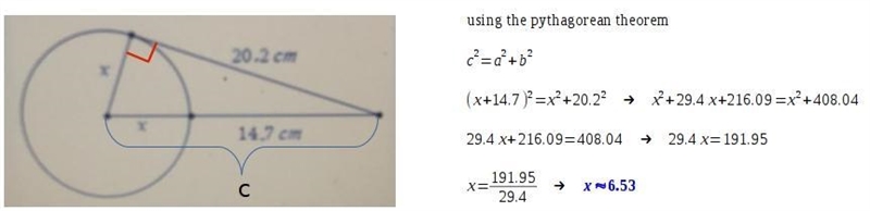 What is the value of x-example-1