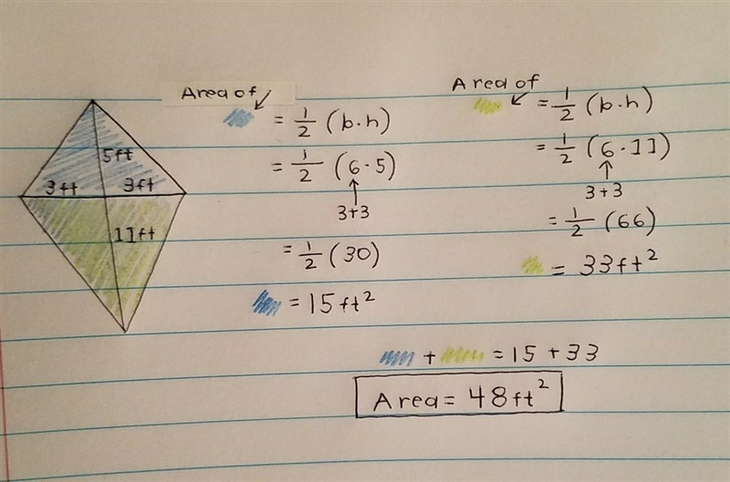 Find the area of these figures? these are two separate questions-example-1