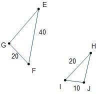 To prove that the triangles are similar by the SAS similarity theorem, it needs to-example-1