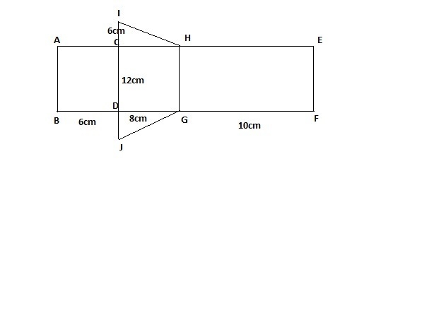 The diagram below represents the net of a triangular prism. What is the surface area-example-1