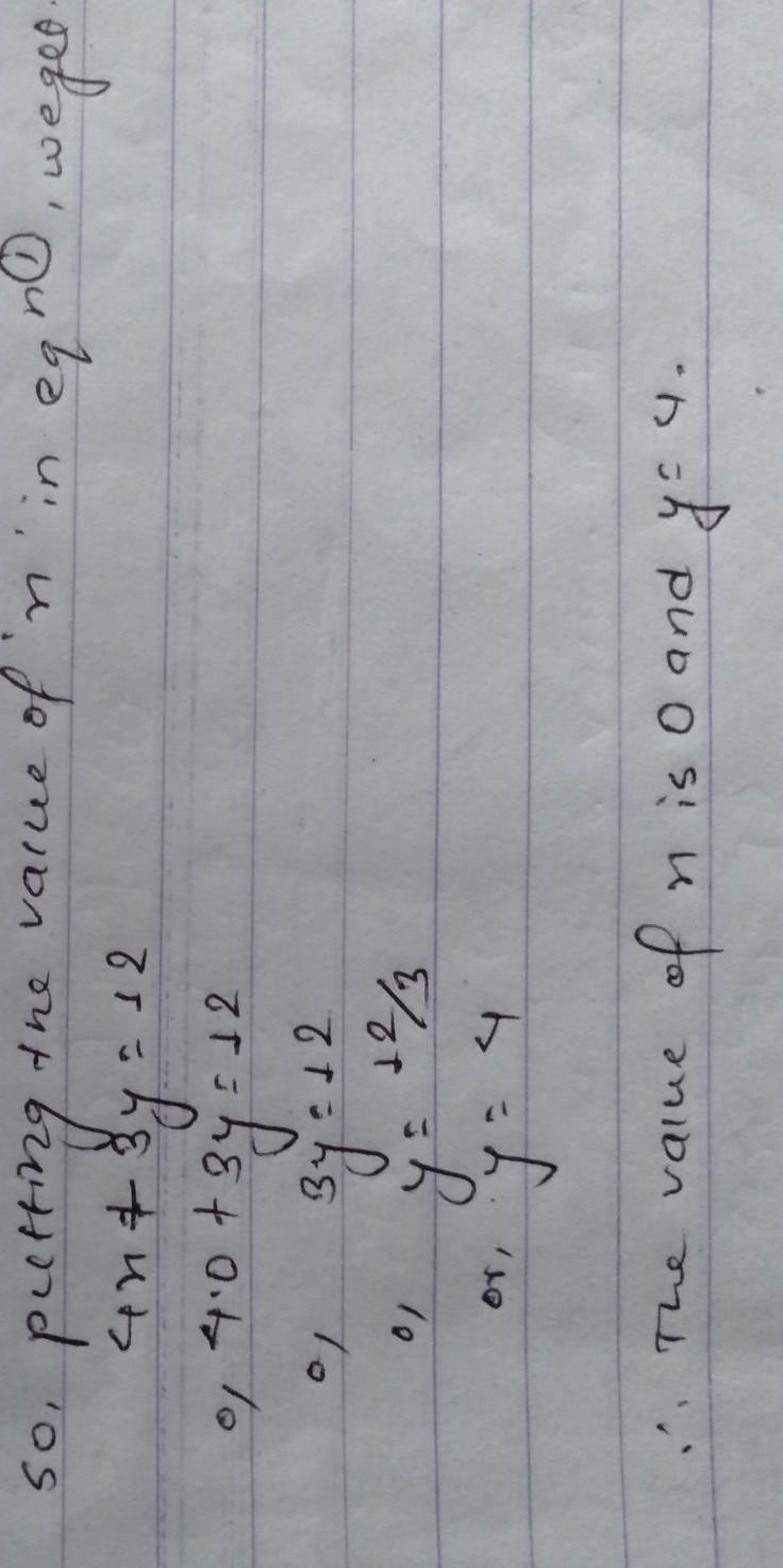 4x + 3y = 12 2x - 5y = -20-example-3