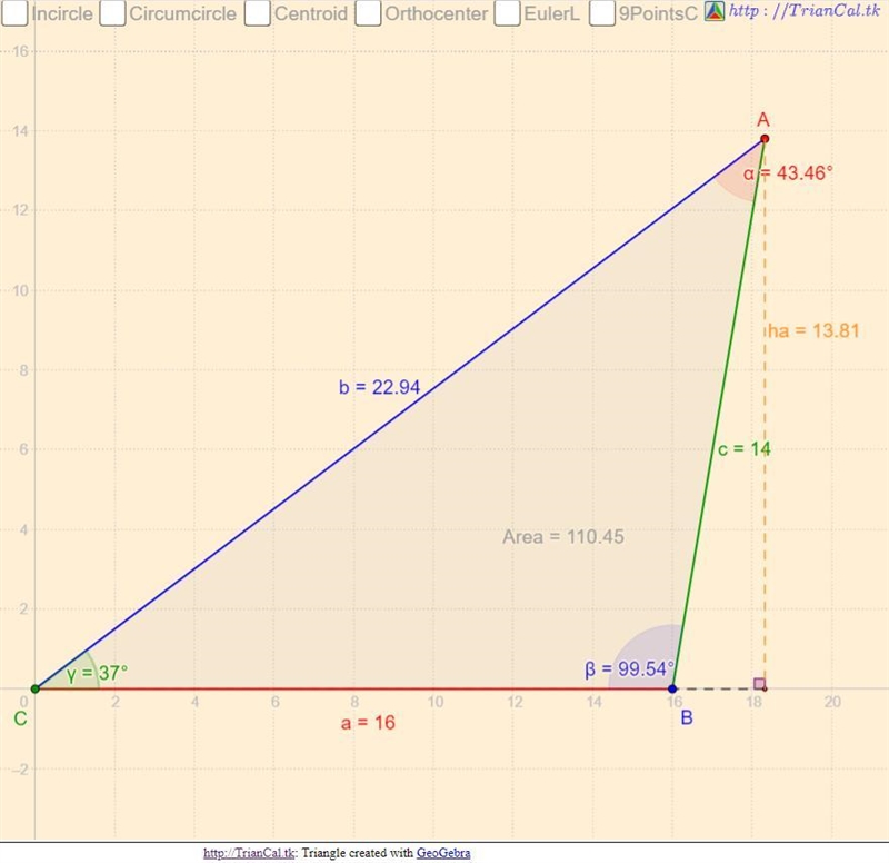 State whether the given measurements determine zero, one, or two triangles. C = 37°, a-example-3