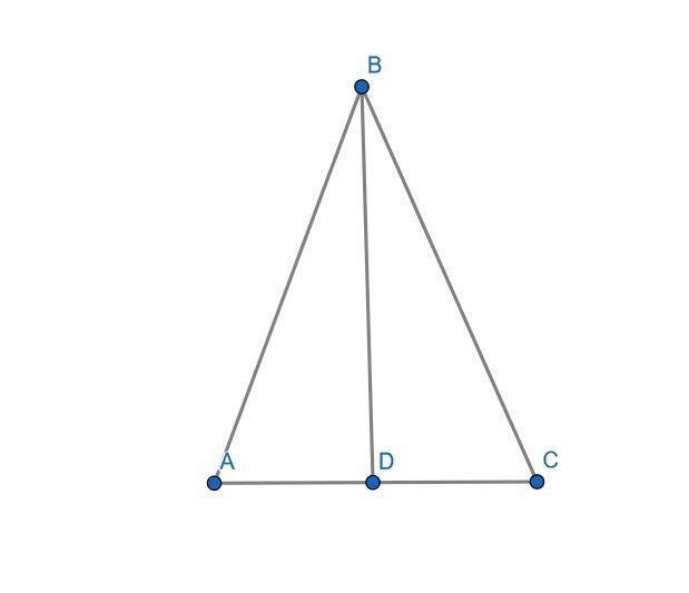 given that BD is both the median and altitude of triangle ABC, congruence postulate-example-1