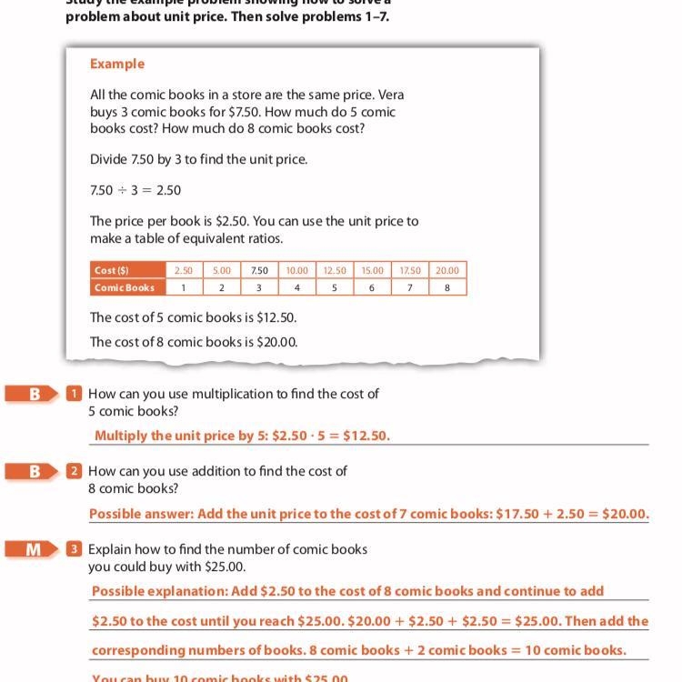 How can you use addition to find the cost of 8 comic books? I don’t get this I need-example-1