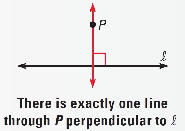 Through a point, not a given line, how many perpendicular lines can be drawn to the-example-1