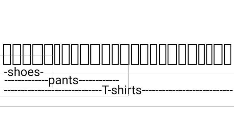 Karter has 24 T-shirts. Karter has 8 fewer pairs of shoes than pairs of pants. If-example-1