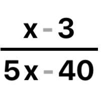 X/5x+25+2x-3/x^2-3x-40​-example-1